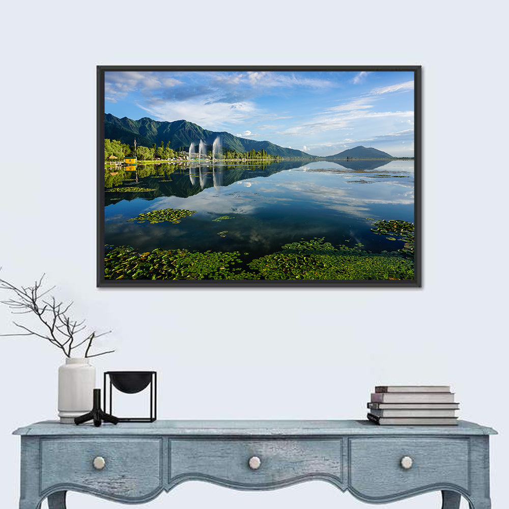 Dal Lake Reflections, Srinagar Wall Art
