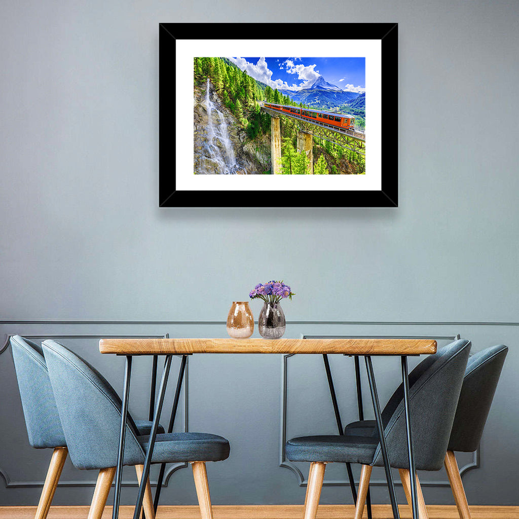 Gornergrat Tourist Train Wall Art