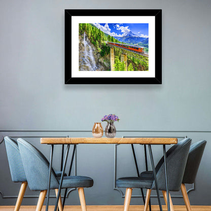 Gornergrat Tourist Train Wall Art