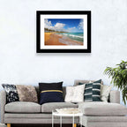 Palm Lined Tropical Coast Wall Art
