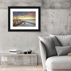Nassau County Causeway at Sunset Wall Art