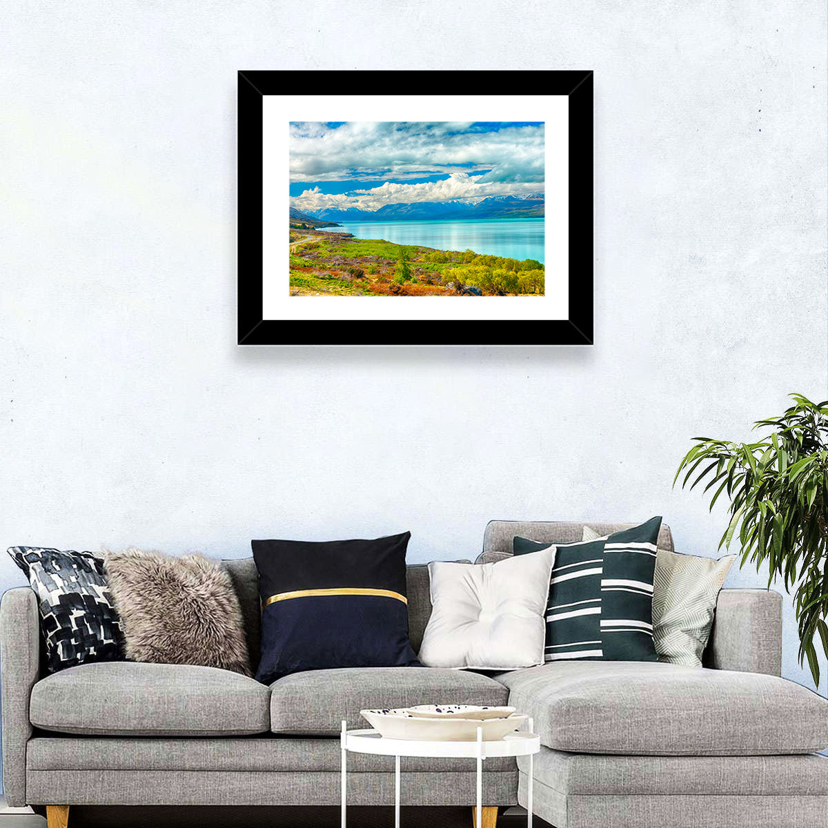 Turquoise Lake Pukaki with Mount Cook Wall Art