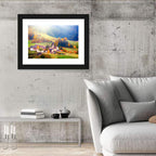 Santa Maddalena Golden Hour Wall Art