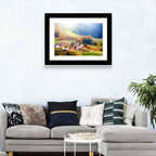 Santa Maddalena Golden Hour Wall Art