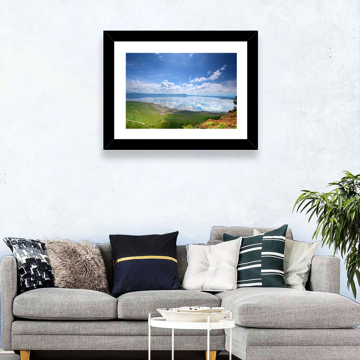 Lake Nakuru Cliffside Reflection Wall Art