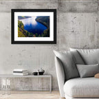 Lake Vyrnwy Aerial View Wall Art