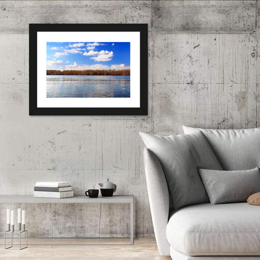 Andalusia Slough Autumn River Wall Art