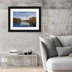 Seneca Lake Autumn Reflection Wall Art