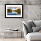 Seneca Lake Autumn Reflection Wall Art