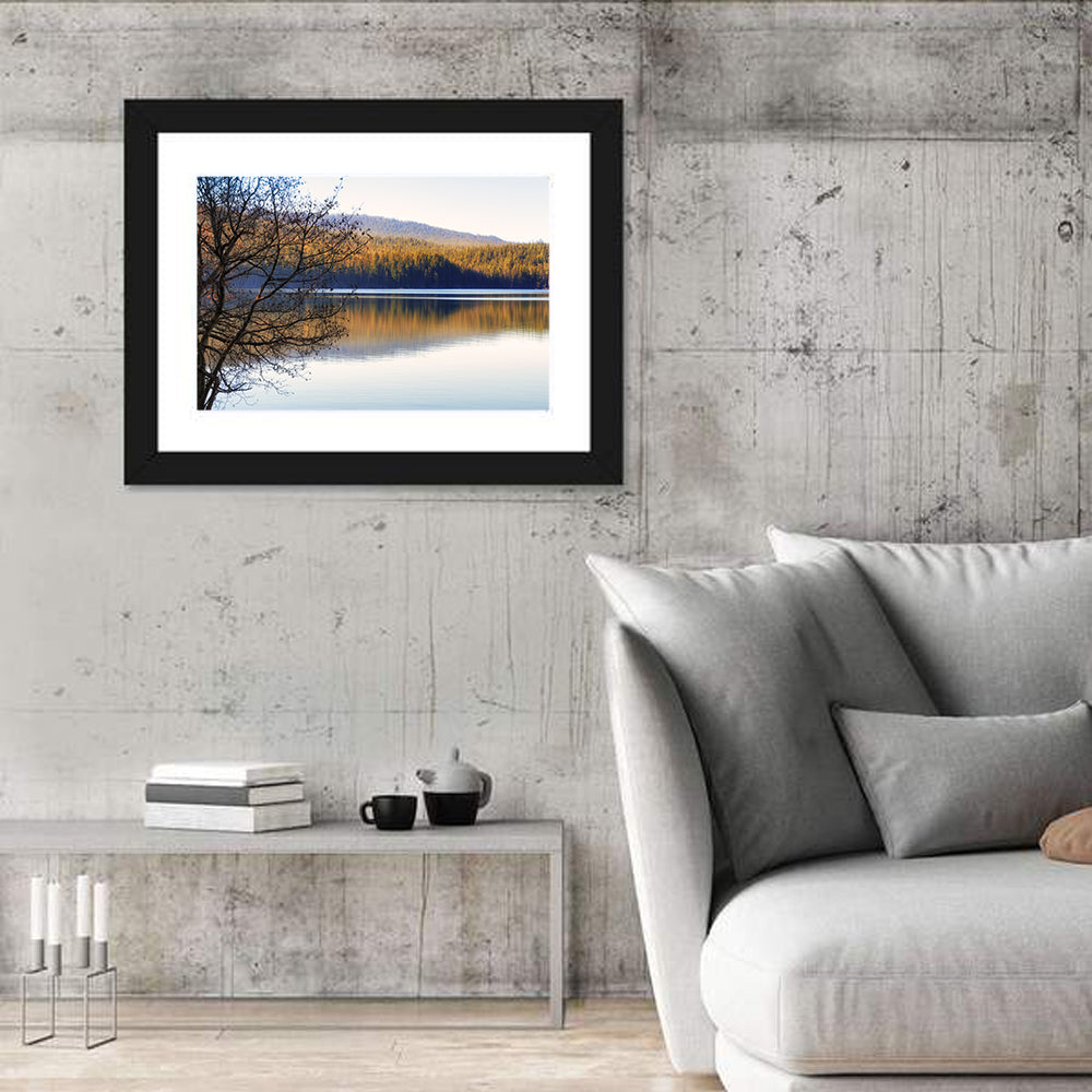 Dawn at Odell Lake Wall Art in a room, landscape