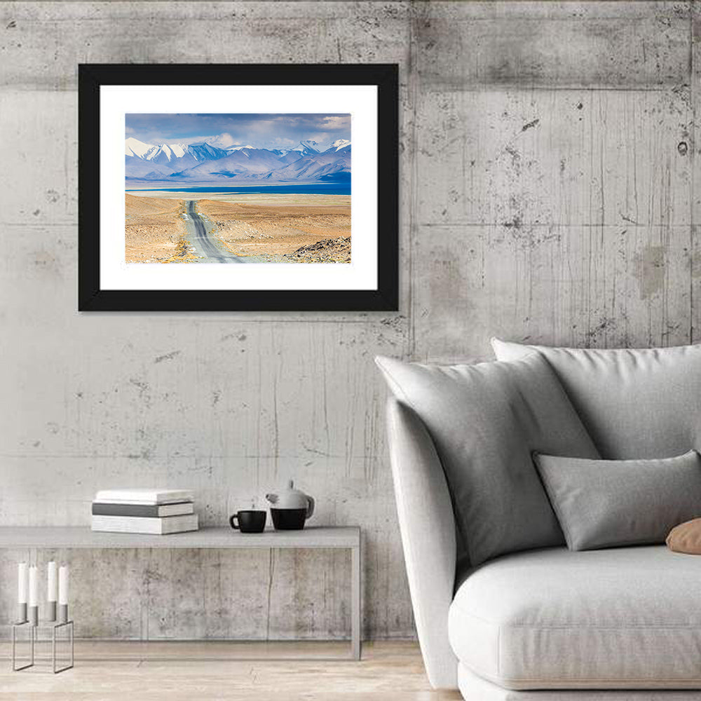 Karakul Lake, Pamir Mountains Wall Art in a room, landscape