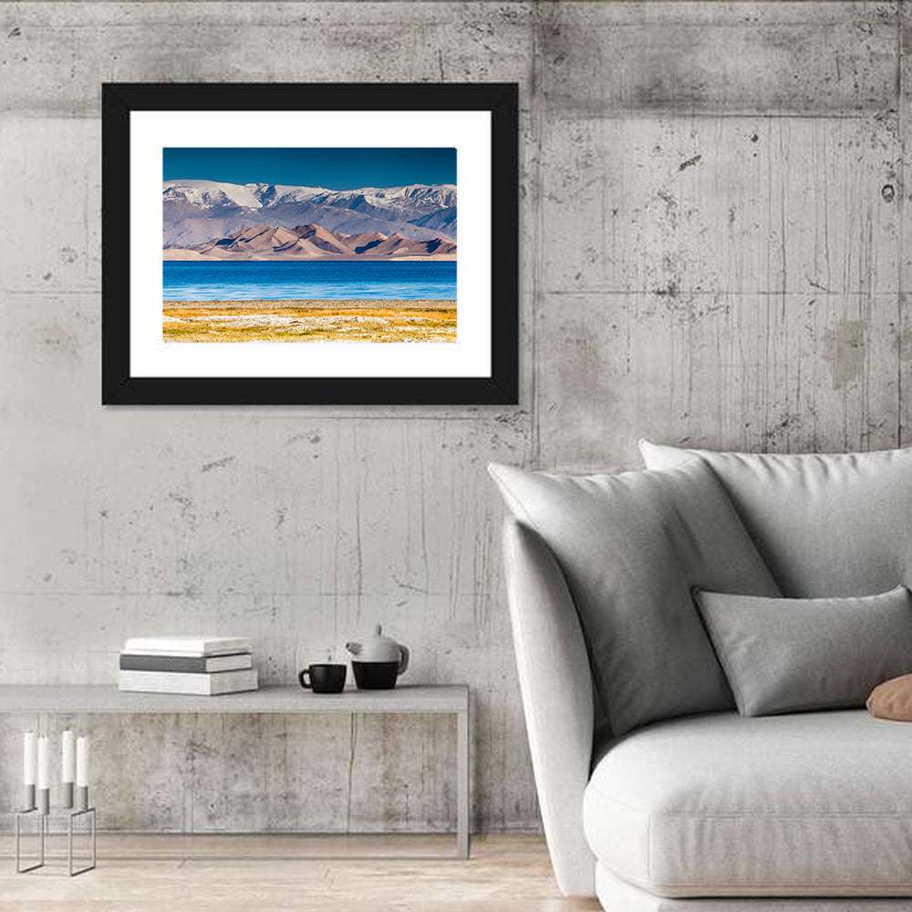 Karakul Lake Pamir Range Wall Art in a room, landscape