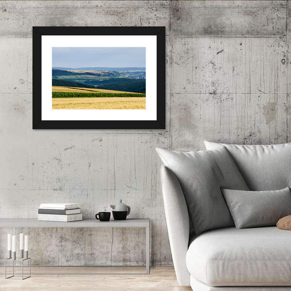 Village Grainfields Wall Art
