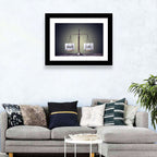 Metallic Scale: Work and Life Wall Art