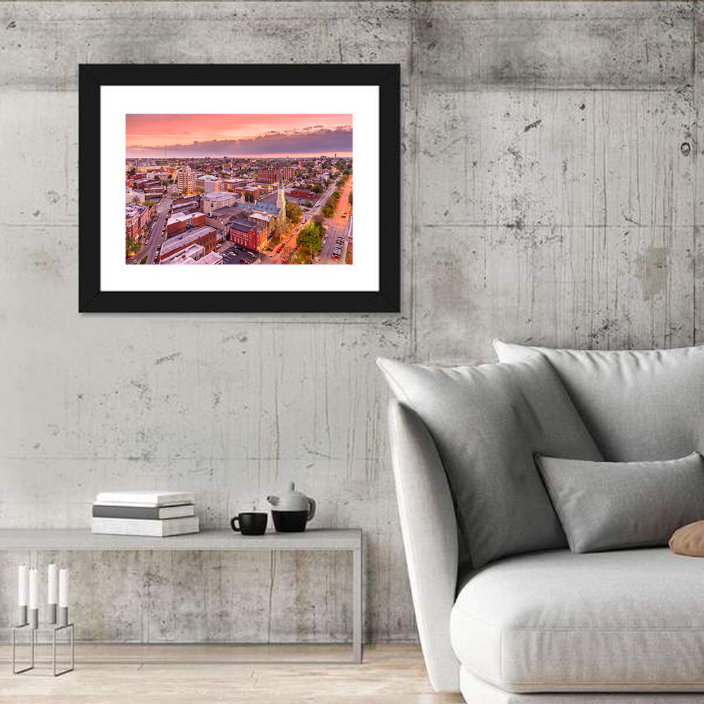 Church Spire at Dusk Wall Art