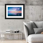 Lake Bolsena Sunset Reflection Wall Art