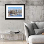 St Naum Ohridski Church by Lake Wall Art