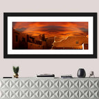 Santa Fe Museum Sunset Wall Art