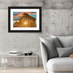 Parthenon at Sunset Wall Art