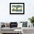 Three Vintage Windmills Wall Art