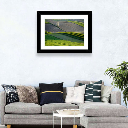 Wavy Polish Fields Wall Art