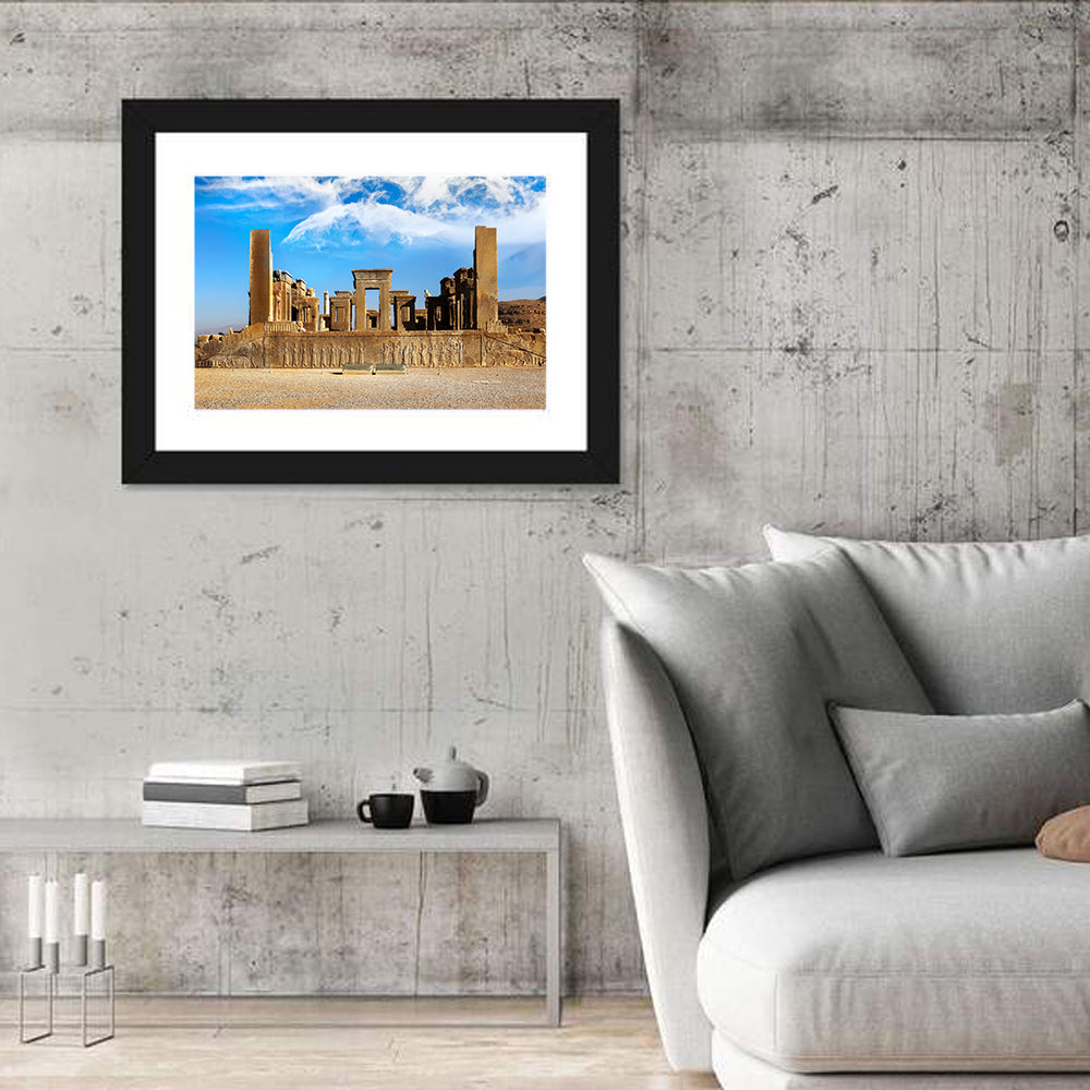 Tachara Palace, Persepolis Wall Art in a room, landscape