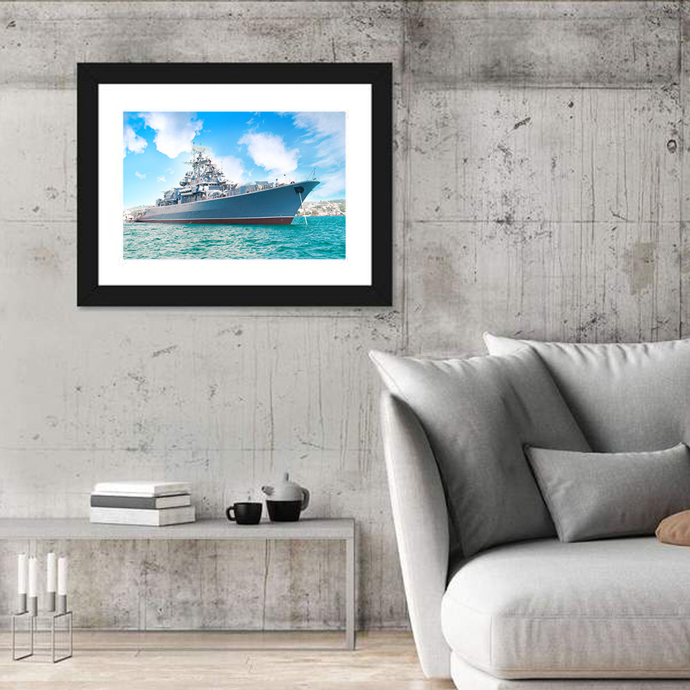 Navy Warship Hull Study Wall Art