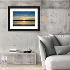 Oklahoma Lake Sunset Reflection Wall Art
