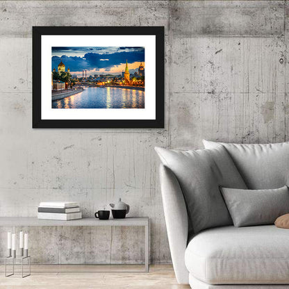 Kremlin Moscow River Wall Art