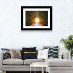 Autumn Oak Tunnel Wall Art