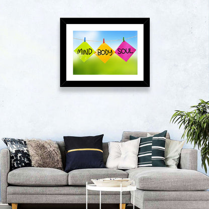 Mind - Body - Soul Wall Art