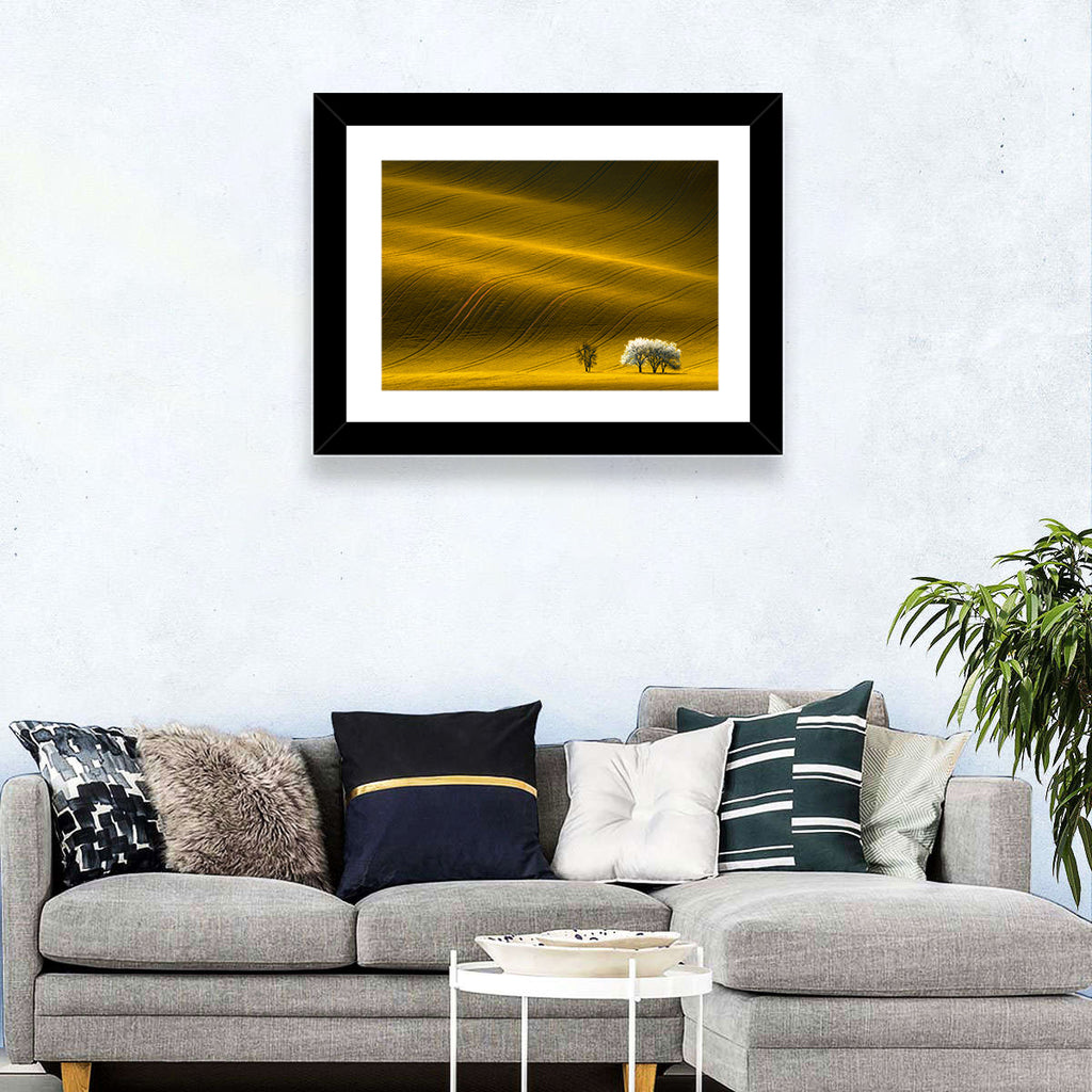 Golden Hour Rapeseed Field Wall Art