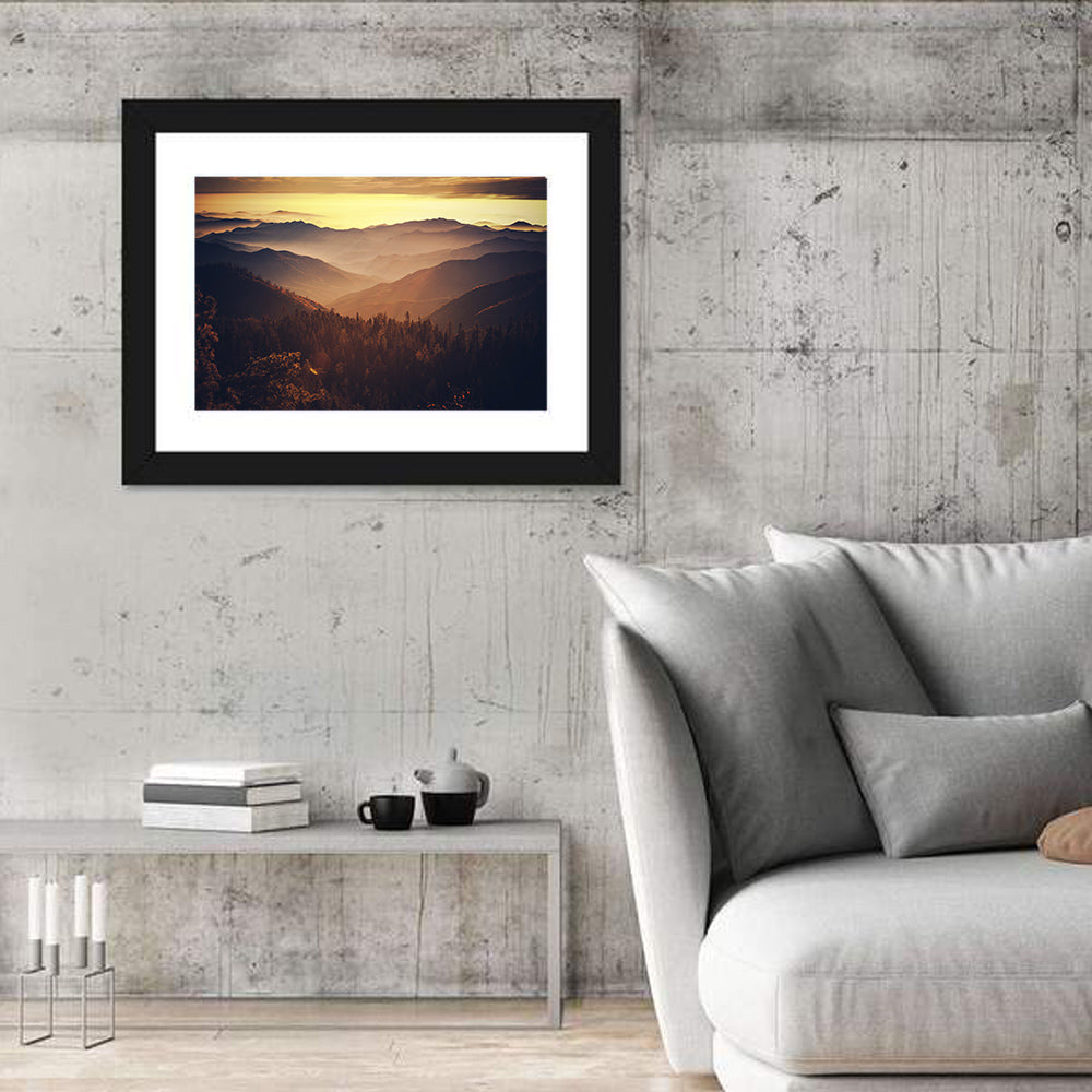 Sierra Nevada Mountains Wall Art