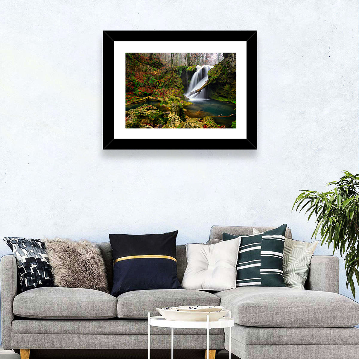Cheile Nerei Park Waterfall Wall Art