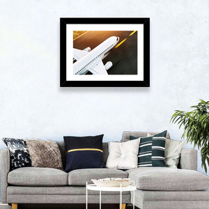 Commercial Airplane Taking Off Wall Art