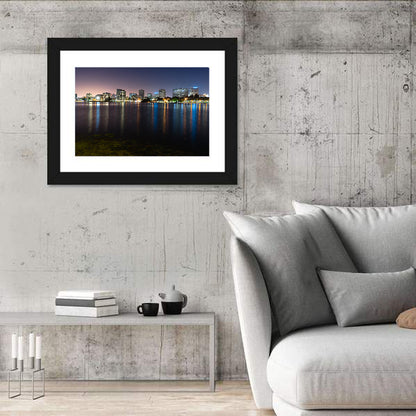 Oakland Skyline from Lake Merritt Wall Art