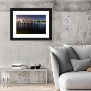 Oakland Skyline from Lake Merritt Wall Art