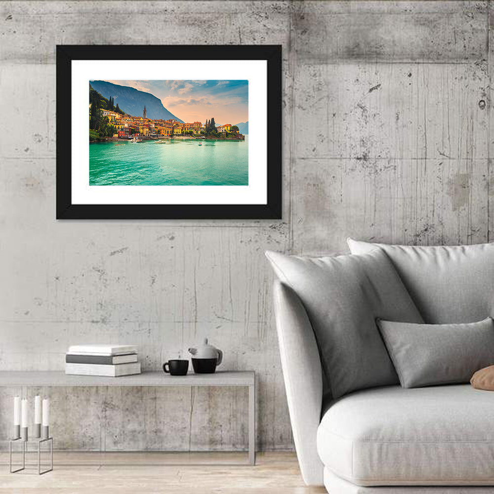Varenna, Lake Como Wall Art in a room, landscape