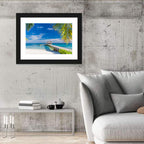 Maldives Overwater Pier Wall Art