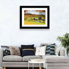 Vermont Barn by Pond Wall Art