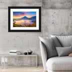 Mount Fuji at Lake Motosu, Autumn Sunrise Wall Art