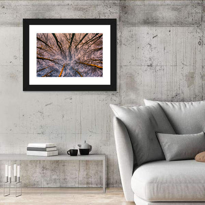 Misty Forest Abstract Wall Art