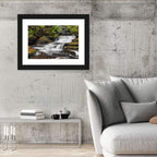 Cascading Autumn Waterfall Wall Art