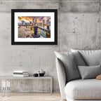 Boston Harbor at Dusk Wall Art