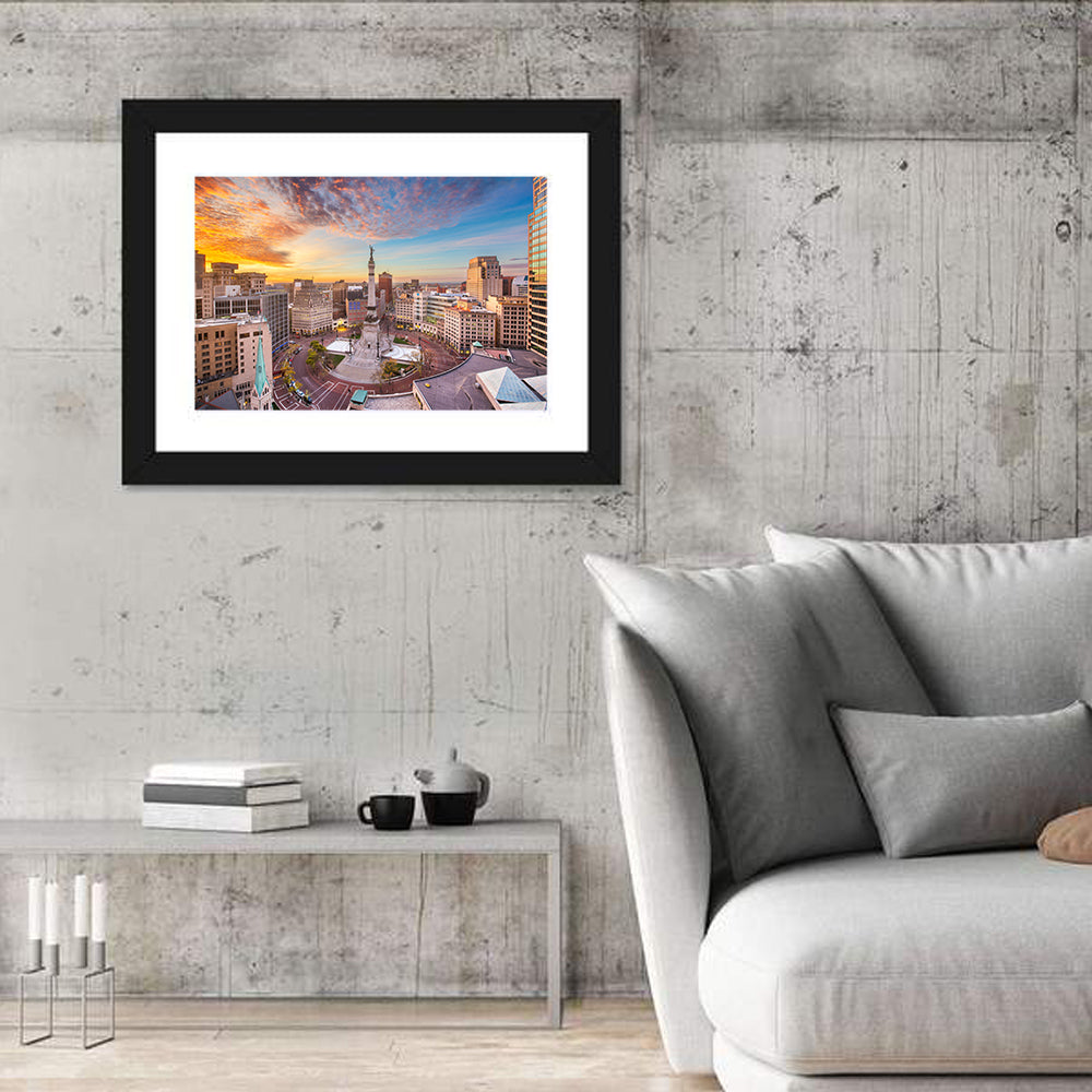 Indianapolis Monument Circle Wall Art