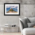 Mont Saint-michel at Low Tide Wall Art