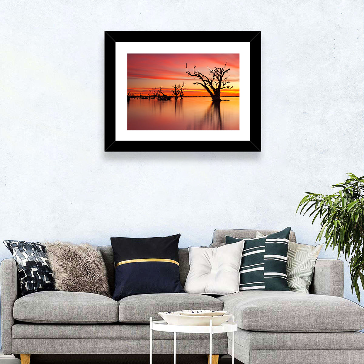 Lake Bonney Sunset Reflections Wall Art