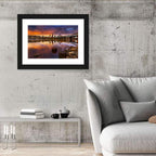 Portland Skyline at Sunset Wall Art