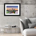 Richmond Skyline at Golden Hour Wall Art