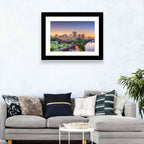 Richmond Skyline at Golden Hour Wall Art